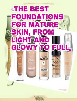Best drugstore foundation for mature skin over 60