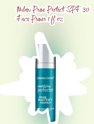 Face primer with spf