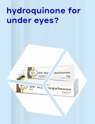 Hydroquinone eye cream