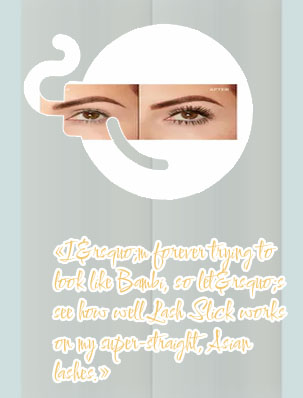 Mascara for straight lashes