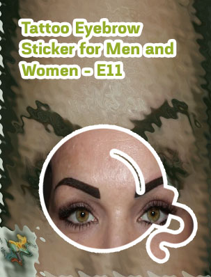 Water tattoo eyebrows
